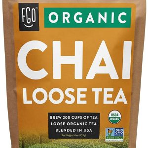 Organic Chai Loose Leaf Tea | Brew 200 Cups